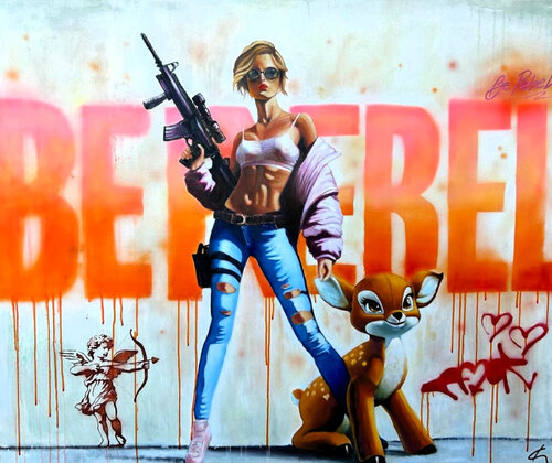 BE REBEL di Fabrizio Ceccarelli, Pittura in vendita su Singulart