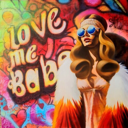 Love me babe di Fabrizio Ceccarelli, Pittura in vendita su Singulart