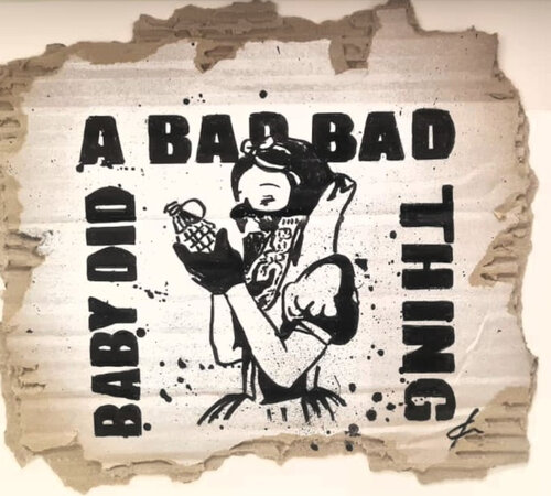 Baby did a Bad Bad Thing. by Fabrizio Ceccarelli, 油畫 for Sale on Singulart