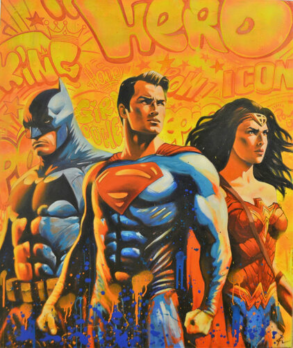 HERO by Fabrizio Ceccarelli, 油畫 for Sale on Singulart