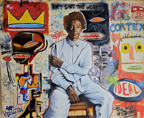 BASQUIAT ROYAL by Fabrizio Ceccarelli, 油畫 for Sale on Singulart