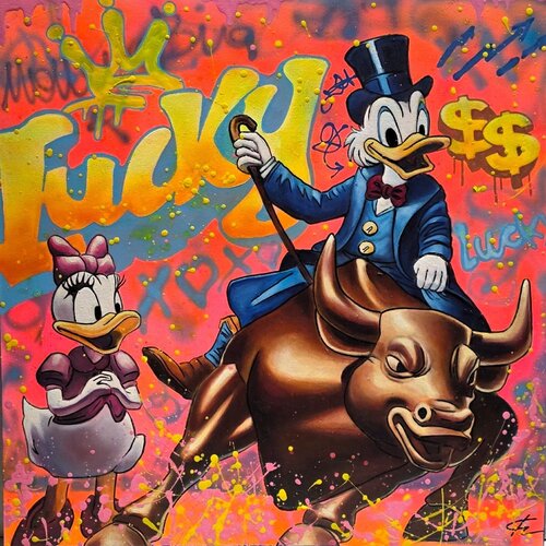 LUCKY by Fabrizio Ceccarelli, 油畫 for Sale on Singulart