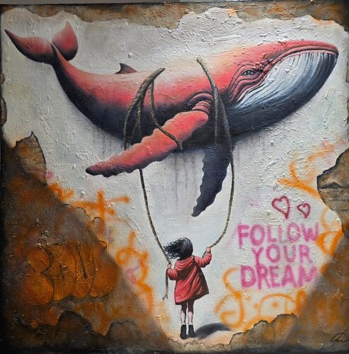BIG DREAM - Follow Your Dream von Fabrizio Ceccarelli, Malerei kaufen auf Singulart