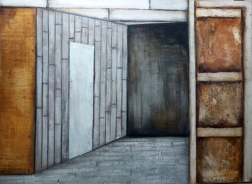 Construction de Adalgiza Vaz, Pintura a la venta en Singulart