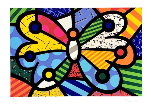 Butterfly II van Romero Britto, Afdruk te koop op Singulart