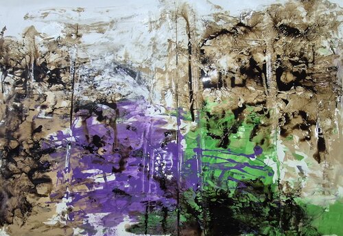 Vertigo of Ideas van Gisele Faganello, Schilderij te koop op Singulart