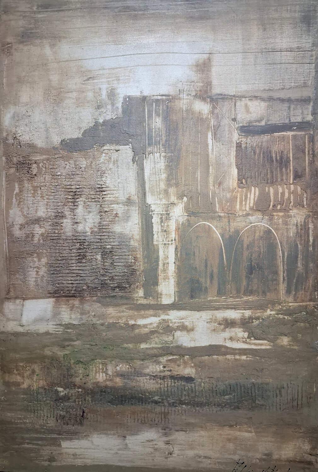 Urban Fragment Adalgiza Vaz Dipinto originale in vendita