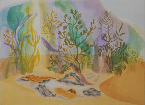 Im inneren Garten I von Julia Hofstetter, Malerei kaufen auf Singulart