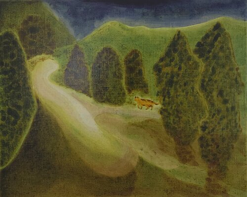 Der Rosengarten van Julia Hofstetter, Schilderij te koop op Singulart