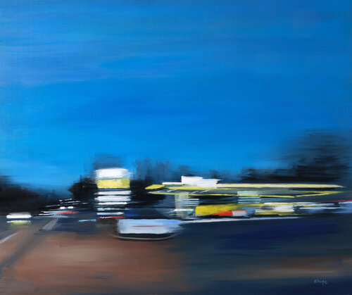 Station service by Rémy Sirope, Painting for Sale on Singulart