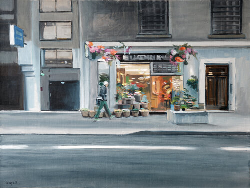 Fleuriste par Rémy Sirope, Peinture en vente sur Singulart