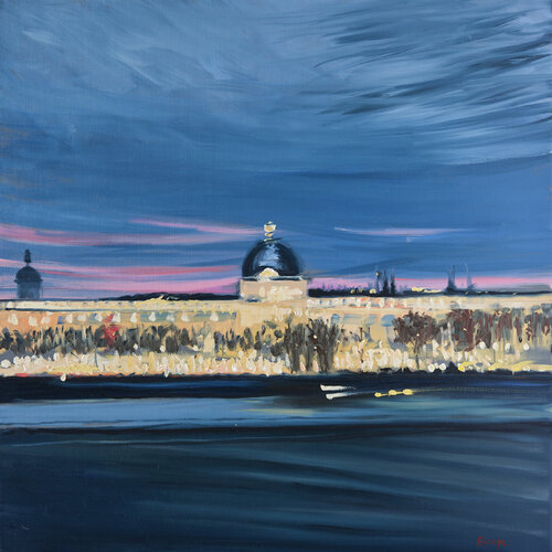 Hôtel Dieu - Lyon by Rémy Sirope, Painting for Sale on Singulart