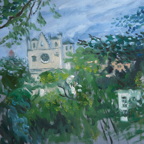 Cathédrale Saint jean - Lyon van Rémy Sirope, Schilderij te koop op Singulart