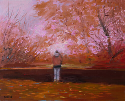 Contemplation par Rémy Sirope, Peinture en vente sur Singulart