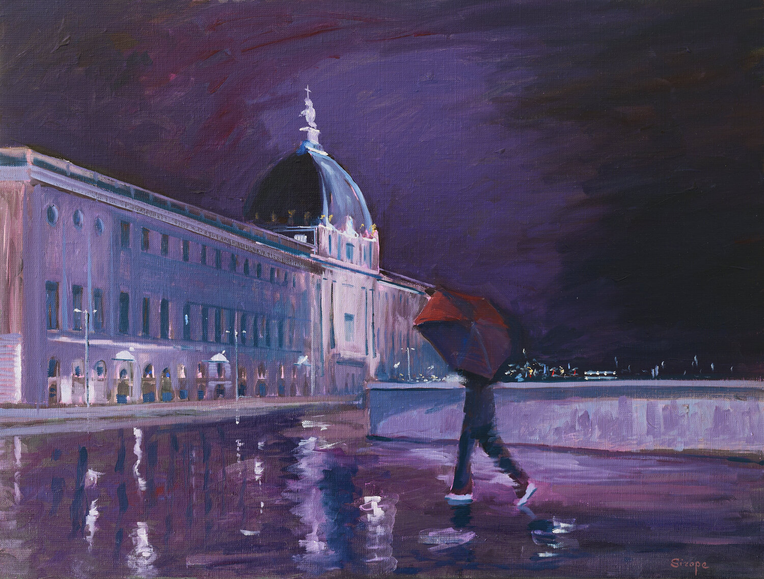 Sous la pluie Rémy Sirope