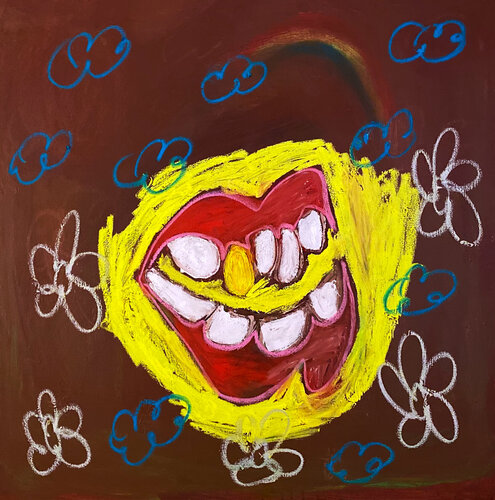 Lips von Eilen Itzel Mena, Malerei kaufen auf Singulart