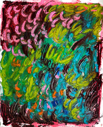 Tropical Plain van Eilen Itzel Mena, Schilderij te koop op Singulart