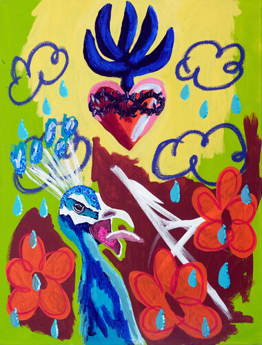 Lagrimas, Milagros y Amor van Eilen Itzel Mena, Schilderij te koop op Singulart