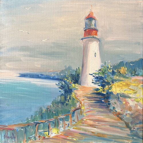 Lighthouse von Altin Furxhi, Malerei kaufen auf Singulart