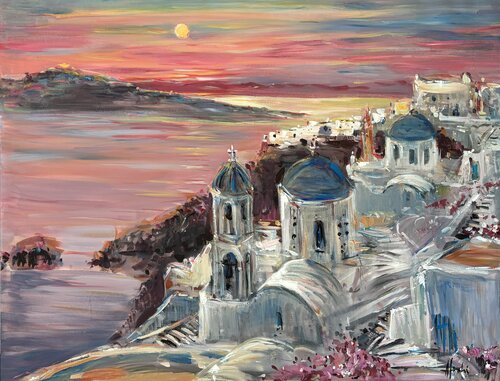 Sunset in Santorini Altin Furxhi
