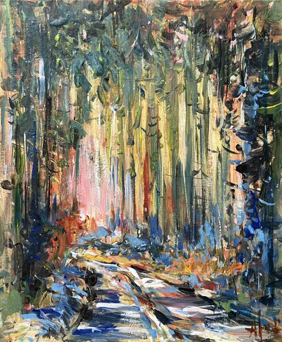 Forest di Altin Furxhi, Pittura in vendita su Singulart