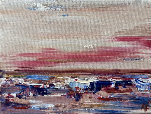 Abstract seashore di Altin Furxhi, Pittura in vendita su Singulart