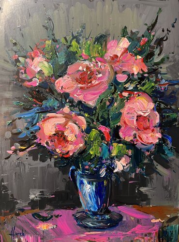 Roses van Altin Furxhi, Schilderij te koop op Singulart