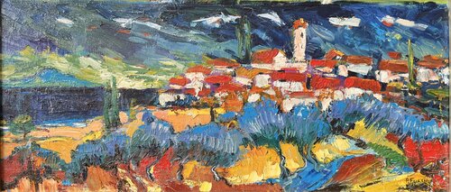 Mediterraneo van Altin Furxhi, Schilderij te koop op Singulart