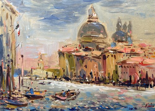 Impressioni di Venezia van Altin Furxhi, Schilderij te koop op Singulart