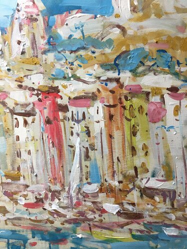 Portofino 45x60 di Altin Furxhi, Pittura in vendita su Singulart