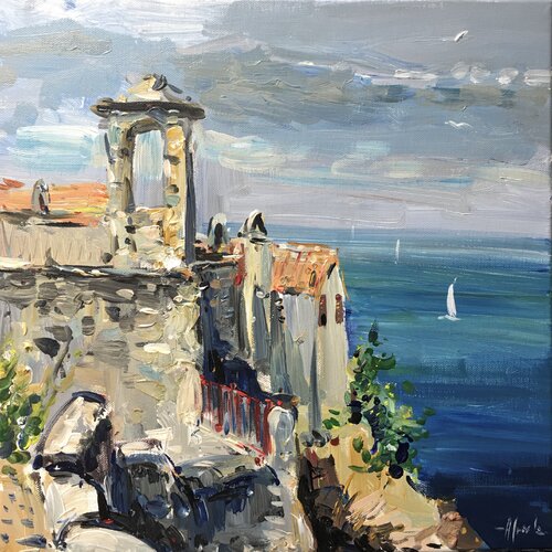 PESCHICI CASTELLO van Altin Furxhi, Schilderij te koop op Singulart