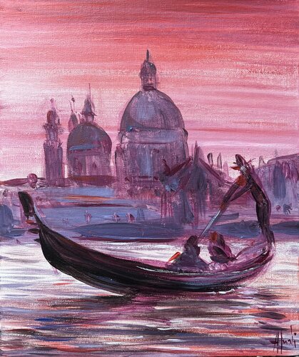 VENICE ROMANTIQUE von Altin Furxhi, Malerei kaufen auf Singulart