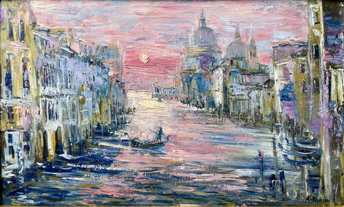 Venice sunrise von Altin Furxhi, Malerei kaufen auf Singulart