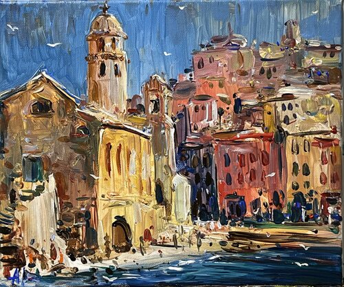 VERNAZZA IMPRESSIONS von Altin Furxhi, Malerei kaufen auf Singulart