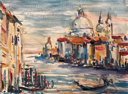 Venezia Venice van Altin Furxhi, Schilderij te koop op Singulart