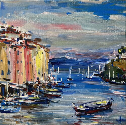 Portofino by Altin Furxhi, Painting for Sale on Singulart