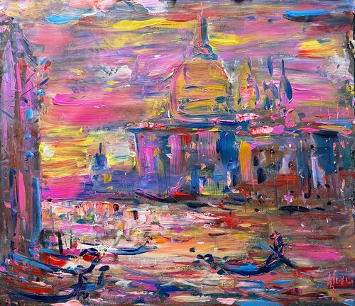Abstract Venice morning Altin Furxhi