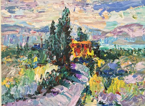 ROAD TO FLORENCE von Altin Furxhi, Malerei kaufen auf Singulart