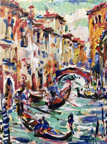 Venice light van Altin Furxhi, Schilderij te koop op Singulart