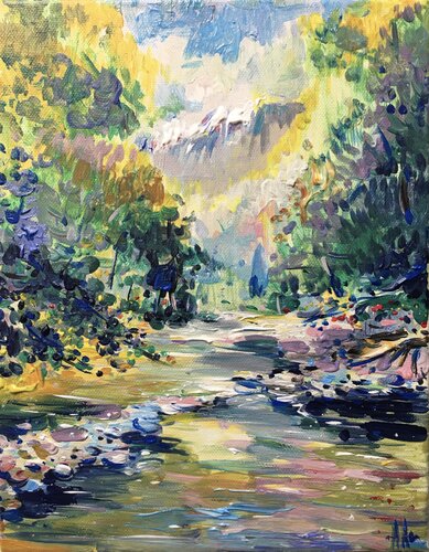 Little river van Altin Furxhi, Schilderij te koop op Singulart