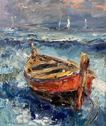 PORTOFINO TEMPEST 2022 de Altin Furxhi, Pintura a la venta en Singulart