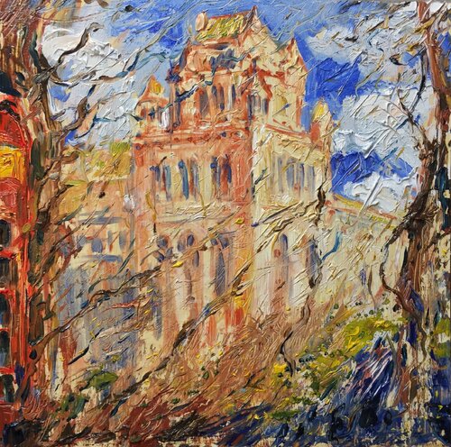 FEBRUARY IN KENSINGTON LONDON van Altin Furxhi, Schilderij te koop op Singulart