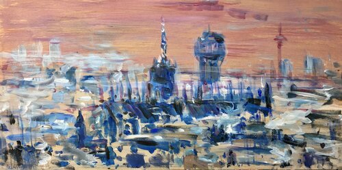 Foggy Milan von Altin Furxhi, Malerei kaufen auf Singulart