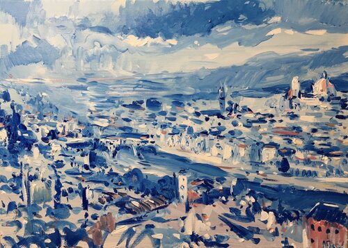 Florence, winter de Altin Furxhi, Pintura a la venta en Singulart