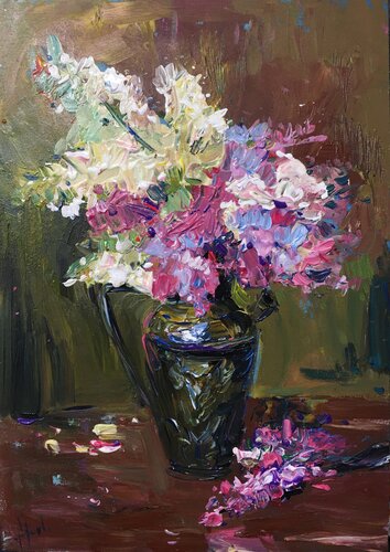 Flowers 5 de Altin Furxhi, Pintura a la venta en Singulart