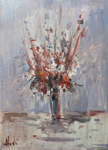 Winter’s bouquet 2024 de Altin Furxhi, Pintura a la venta en Singulart