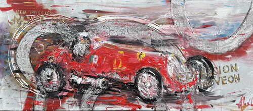 Nuvolari Red Passion Alfa Ferrari ,  145 x 70 Altin Furxhi