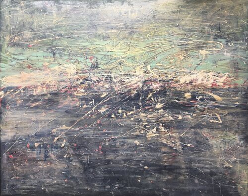 Struggle , oil on canvas 110 x 85 di Altin Furxhi, Pittura in vendita su Singulart