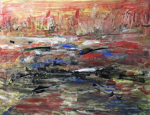 ABSTRACT 75X90CM by Altin Furxhi, Painting for Sale on Singulart