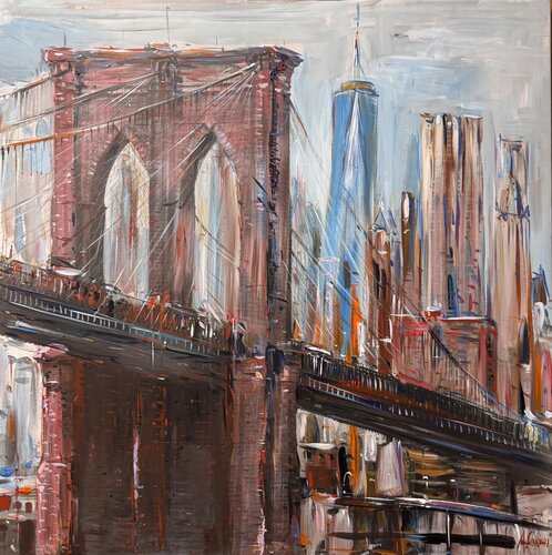 Brooklyn bridge de Altin Furxhi, Pintura a la venta en Singulart